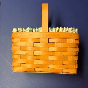 Longaberger Woven Basket with Handle